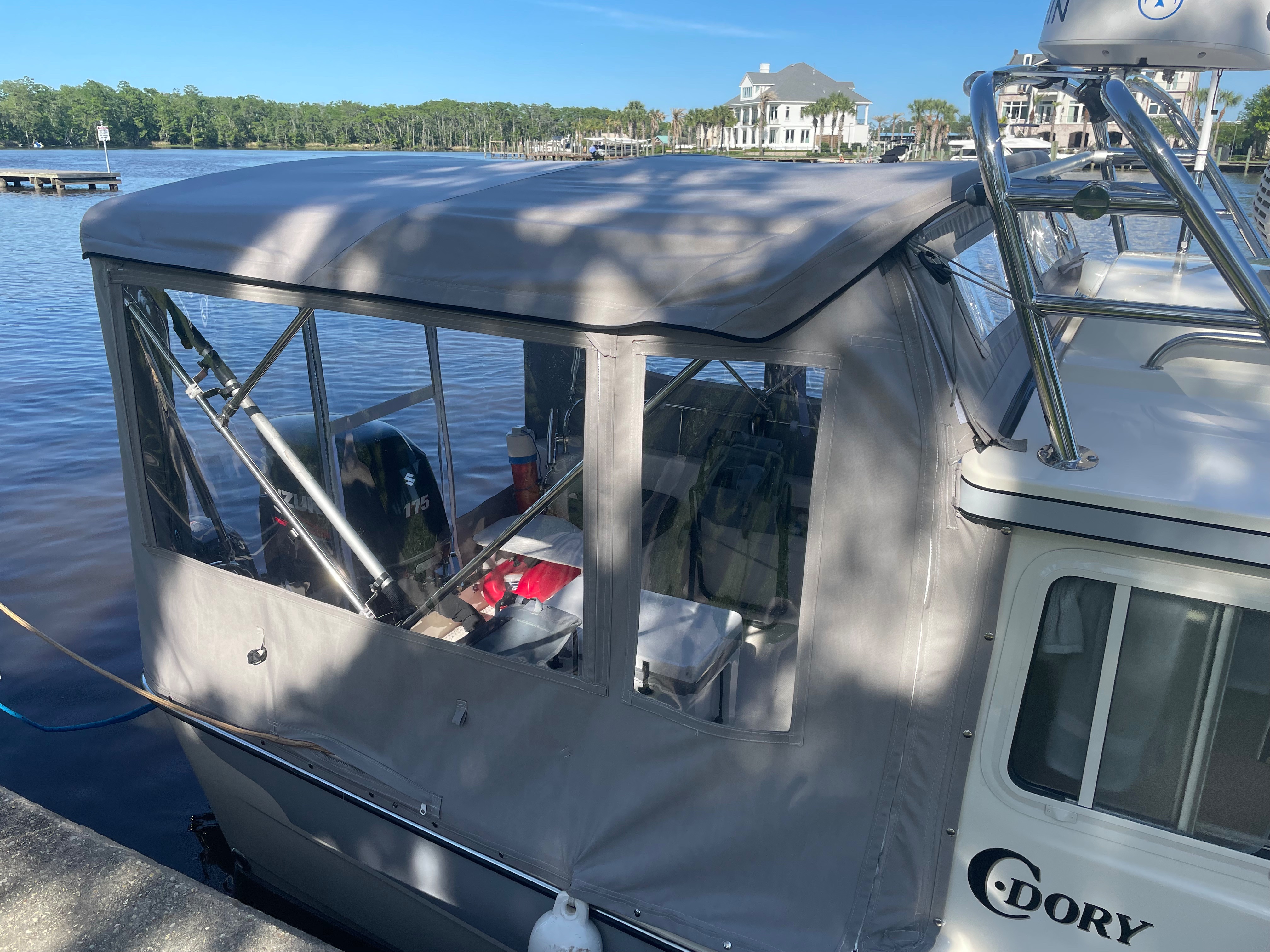 ENCLOSURE - Bimini - side panels (2)- rear panels (3), windows (10)