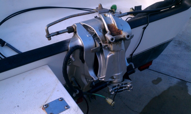 engine off  being reworked