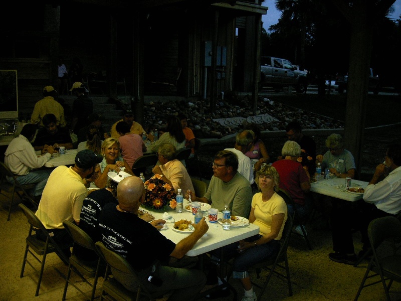 Enjoying Friday Night Low Country Boil