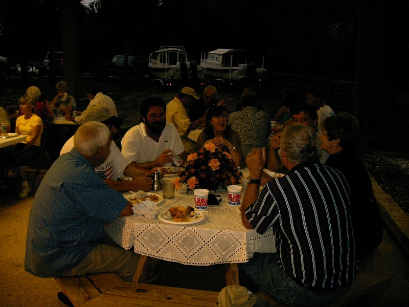 Enjoying Friday Night Low Country Boil