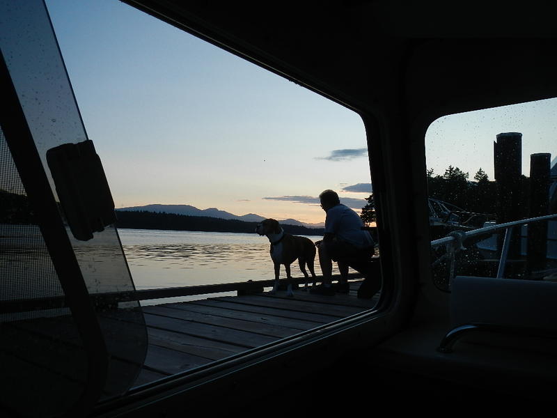 Enjoying the sunset
