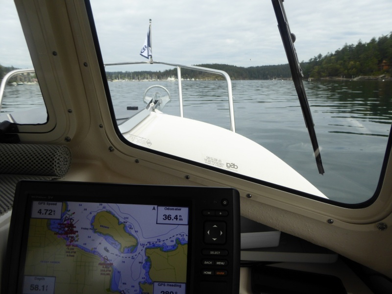 Entering Friday Harbor from the South side of Brown Island