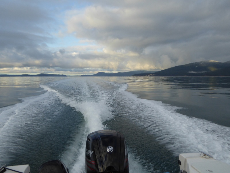 Entering Guemes Channel