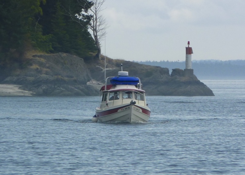 Entering Pirates Cove, De Courcey Island B.C.