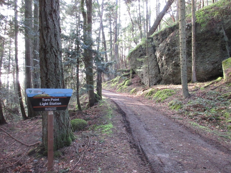 Entrance to the federal lighthouse property