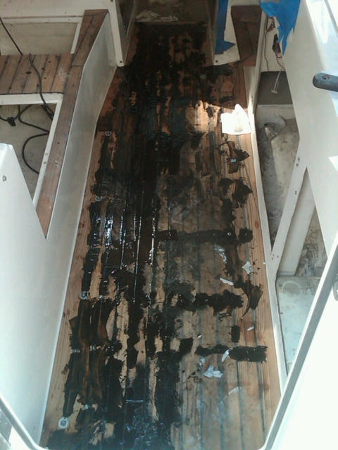 epoxied floor