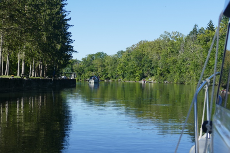 Erie canal lock wall