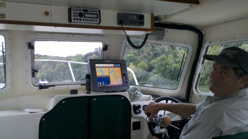 even Mikey likes it :-)
Don't forget the Ray Marine auto pilot