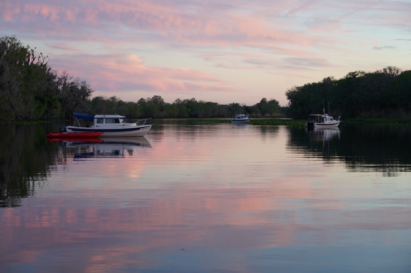 Evening falls