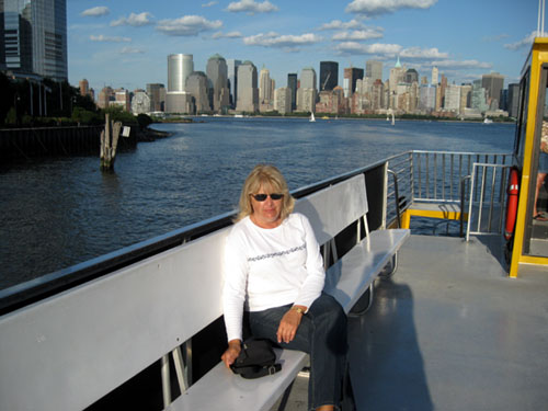 evening ferry ride