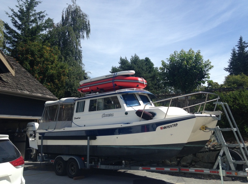 expedition ready, new 11ft dinghy fits perfectly