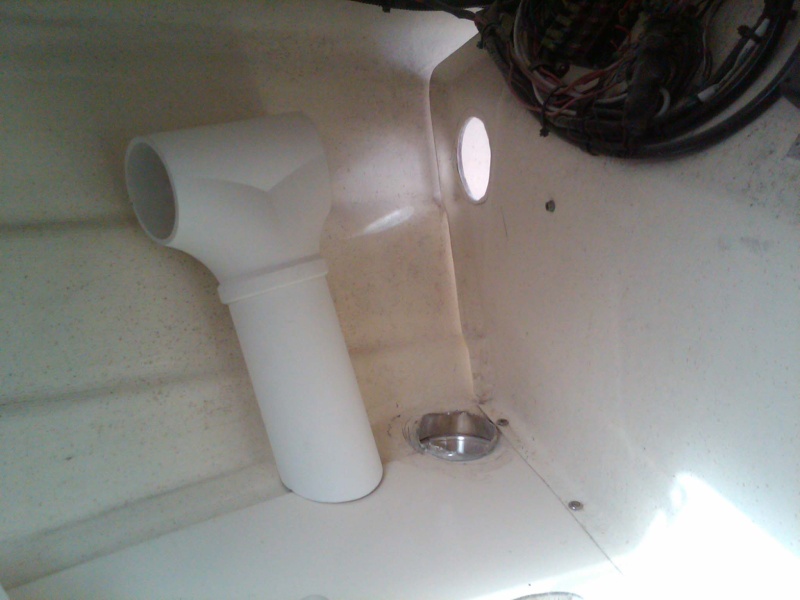 exposed duct before paint