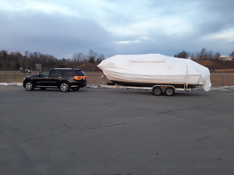 Family visit Mooresville, NC and a shrink wrap for the road salt states.