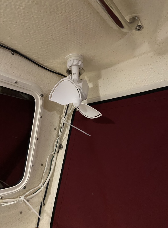 Fan installed.