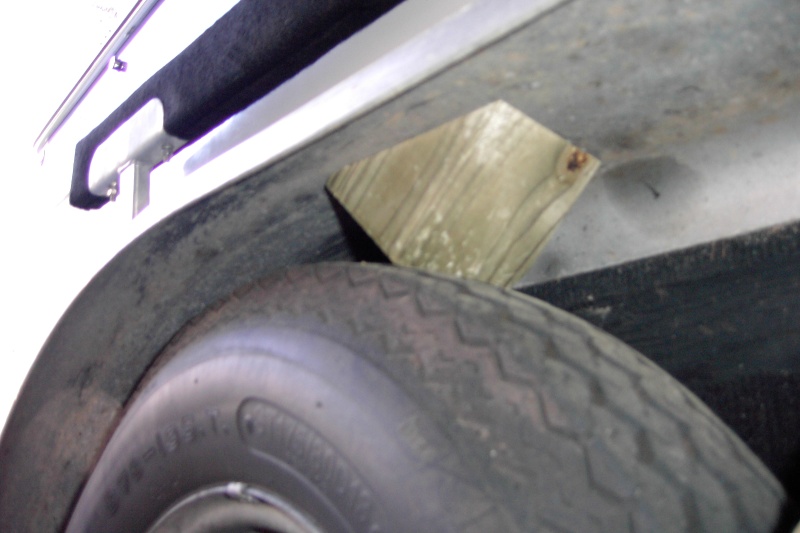 Fender support when climbing in and out. Keeps fender from flexing ...