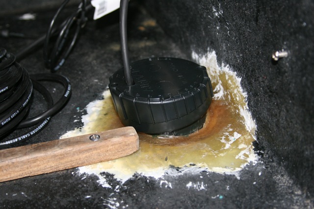 filled with antifreeze