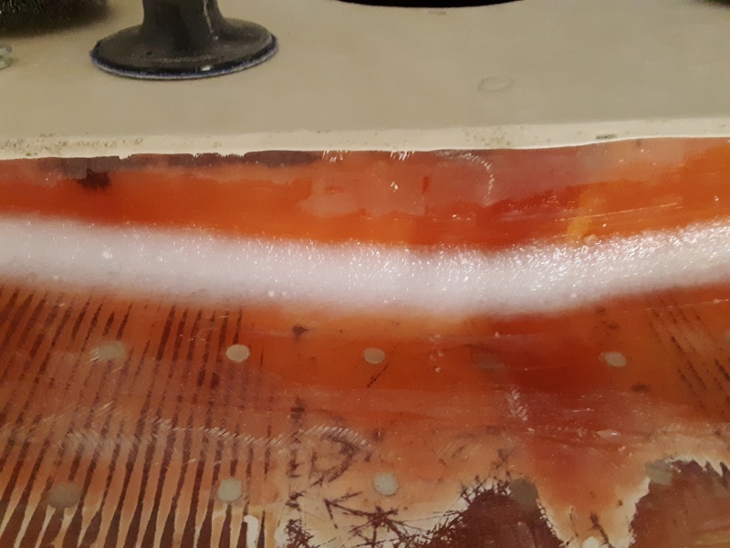 fillet in front of vberth