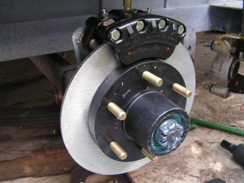Finished installation with original Bearing Buddys as well.