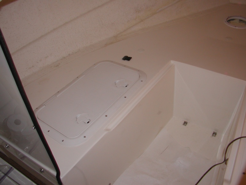 Finished project took about 8 hours total. The hatch is from West Marine
Bomar 10X20 $113