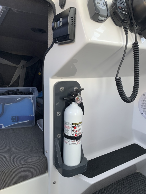 Fire extinguisher holder