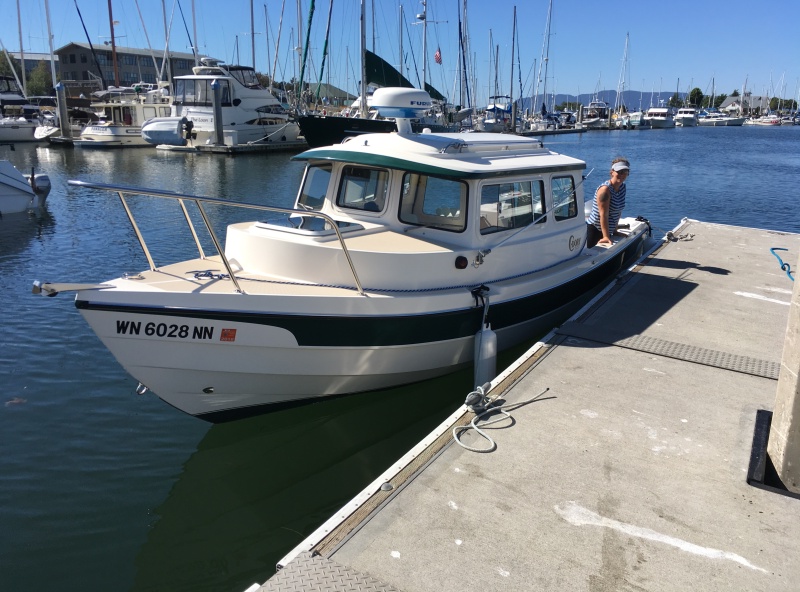 First dip at Squalicum Harbor