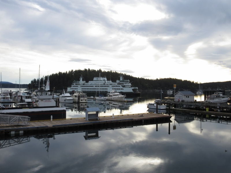 First ferry arriving Saturday morning
