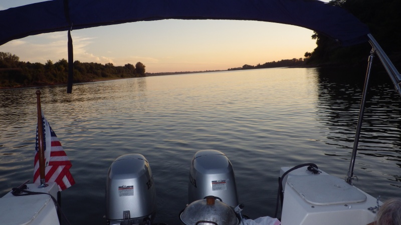 First night anchorage in Ohio Slough.