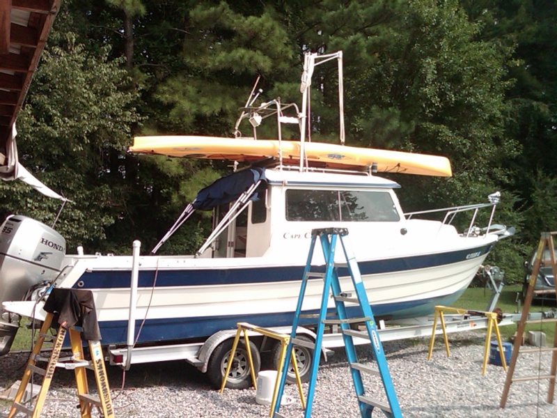 first practice fit for kayak side view