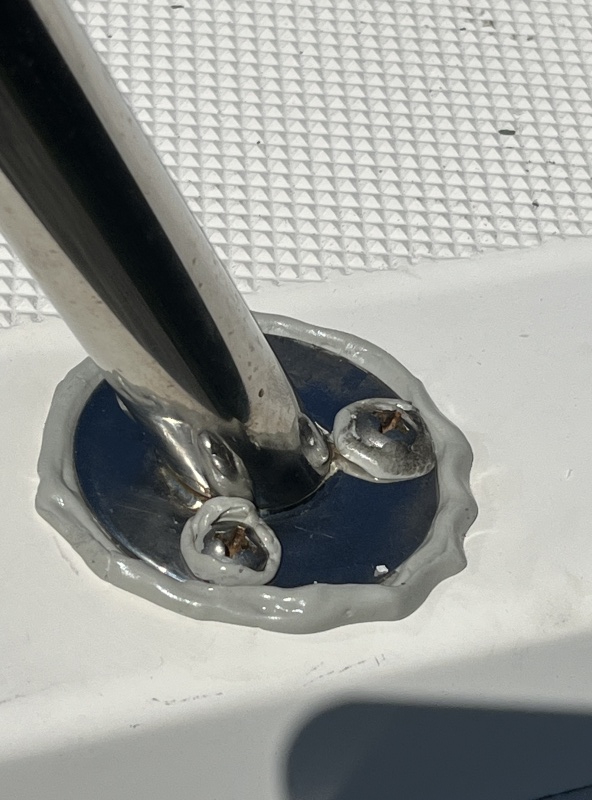 First torque.  ?Bed-IT? tape squishing out.
