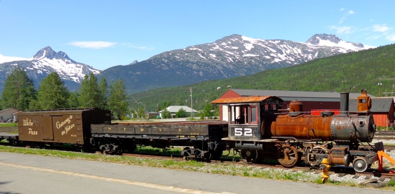 First train used in Alaska