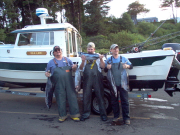 First Tuna on Sea Lion