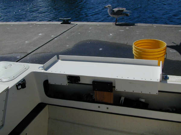 Fish cleaning station, made of Starboard.