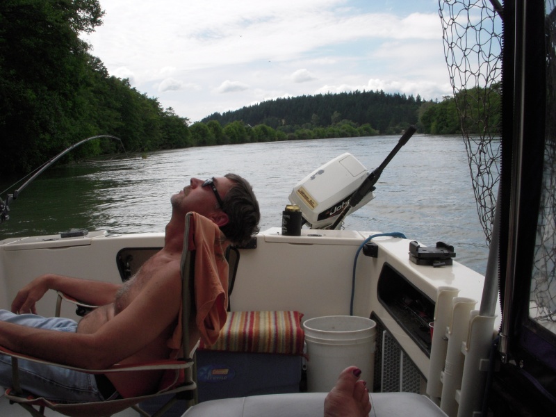 Fishing is tuff work