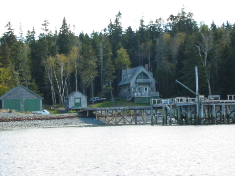 Fishing village on Ironbound Island