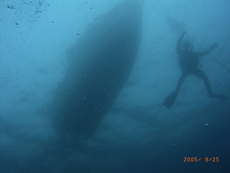 (Fishtales) John coming down the anchor line