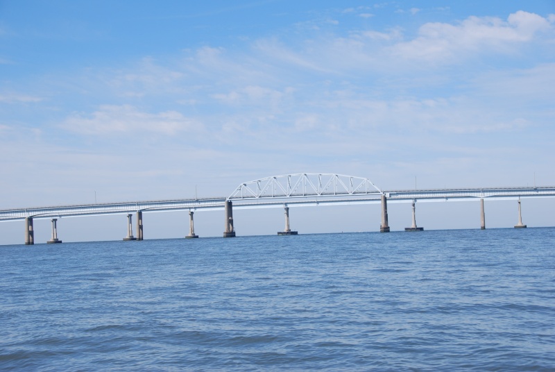 Fixed Bridge  on north end of Chesapeake Bay Bridge Tunnel. Approximately 17 miles north of Va. Beach, VA entrance.