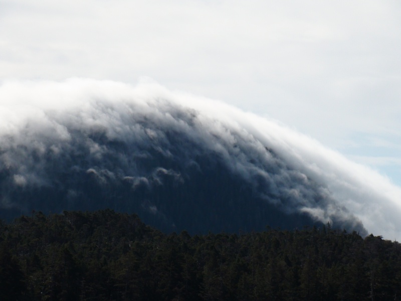 Fog rolling over the Khaz Head