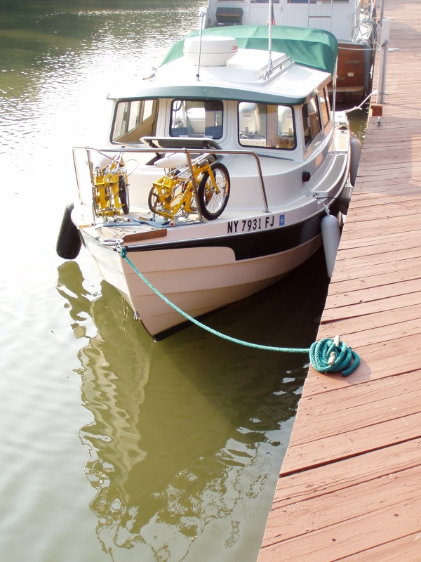 Folding Bikes On-board (Erie Canal)