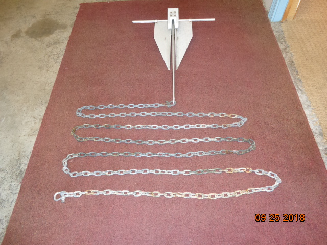 FOR SALE
Fortess FX7 Anchor with 18' chain - $90