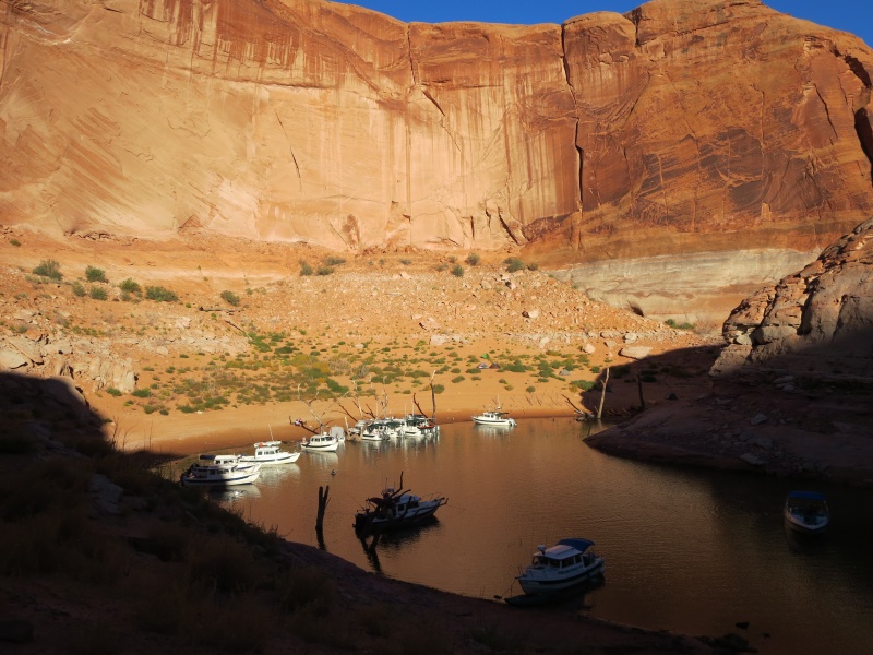 Forgotten Canyon Monday afternoon 9-23-13 from the rear to the front Secret of Life, Lighthouse Express, Discovery, Valkyrie, Jean Marie, See-Saw, Rana Verde, Bossa Nova, C-Swell, Sunbeam, Voyager and Hunky Dory
