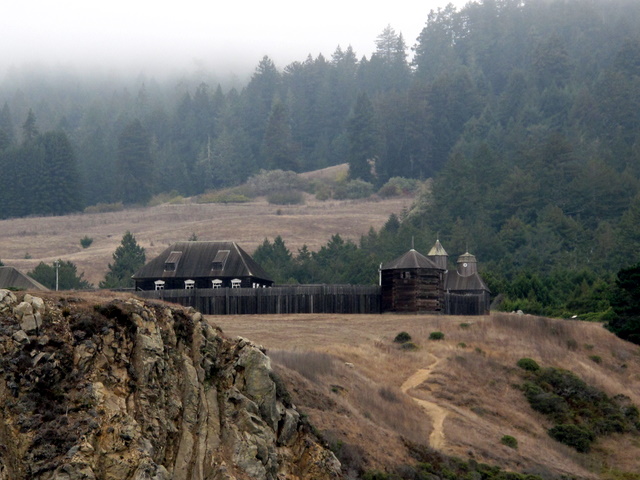 Fort Ross earlier in the morning