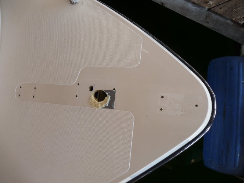Forward Deck Windless Bow Roller and Cleat Fasteners Improvements (3)