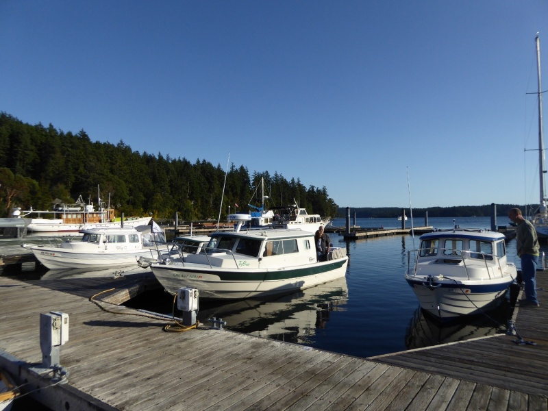 Four boats staying the night Sunday night