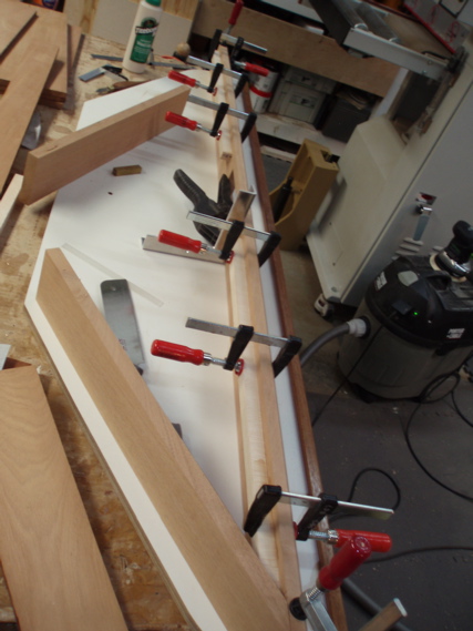 Framing up overhead console for stereo