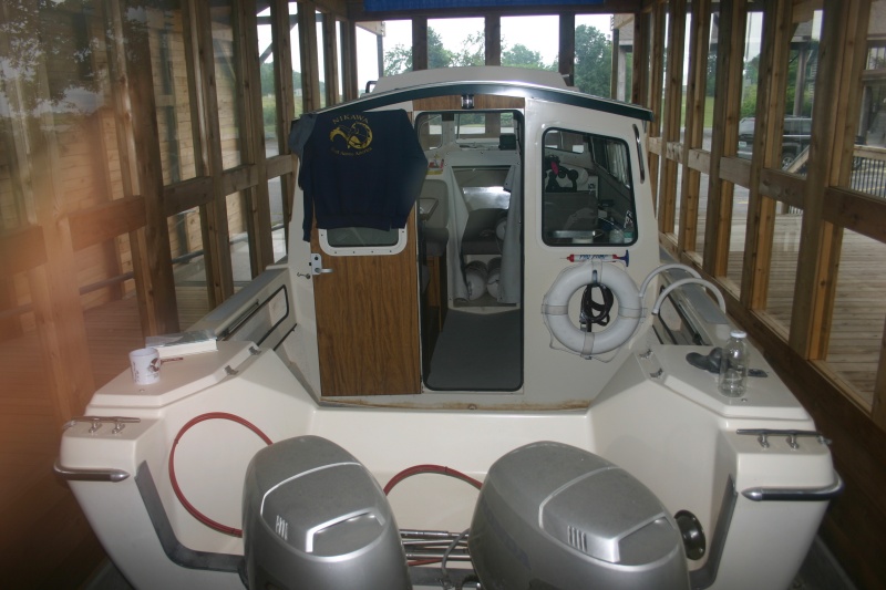 From the stern