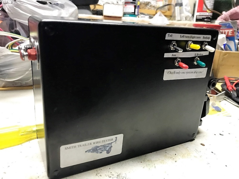 Front and side view of Tester