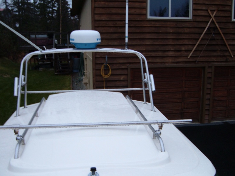 Front to rear view of rack