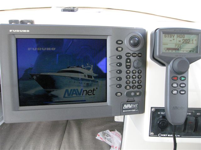 Furuno ALL THE WAY!!! Navnet 10.5 inch multi function display #1 & Fununo Navpilot Remote Handheld Autopilot