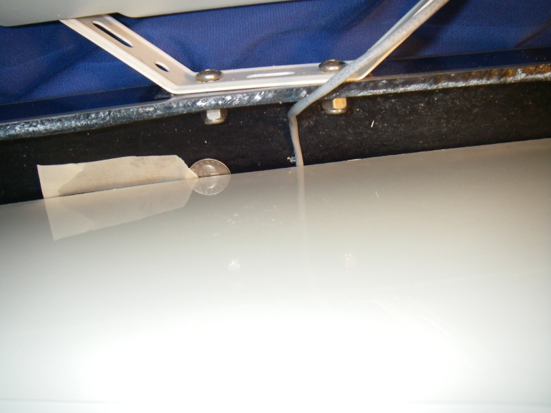 gap between cored wall and roof