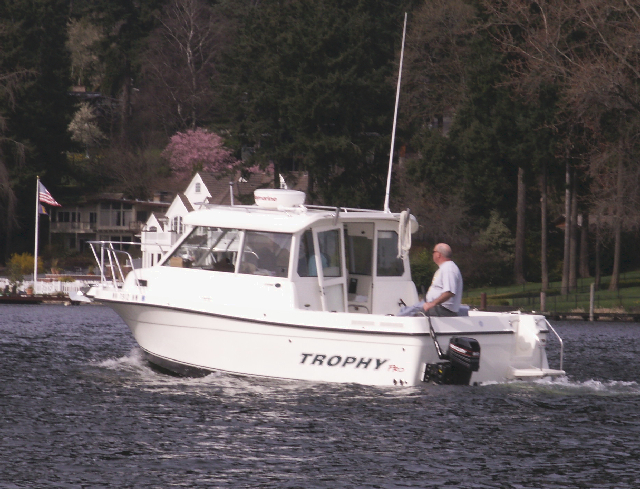 Garry Anderson at Tiller of Trophy